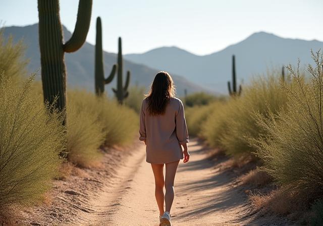 Mindful nature walks in Scottsdale desert